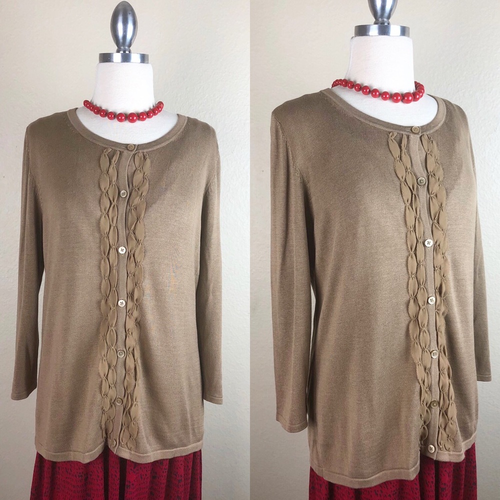 Coldwater Creek Toffee Colored Sweater